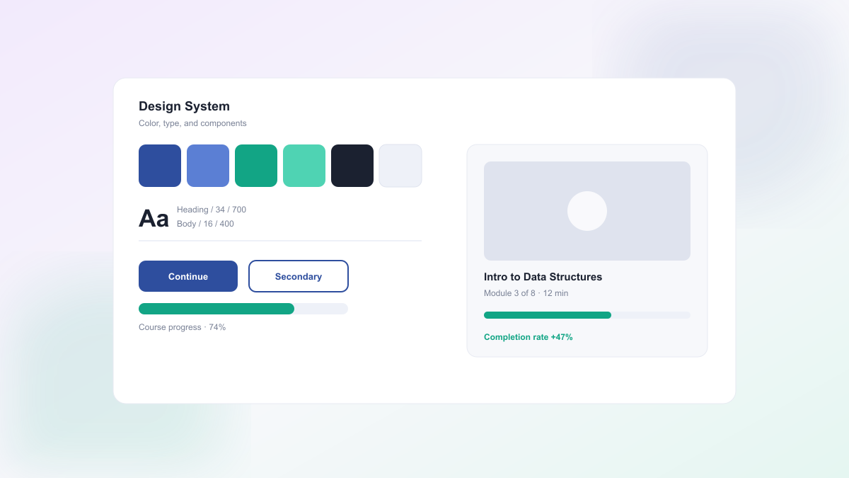 LearnSphere LMS Redesign